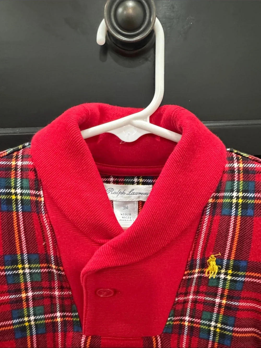 Ralph Lauren Christmas Set Size 3 Months 100% Cotton